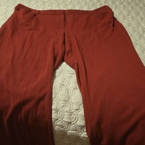 Lane Bryant Burgundy Pants